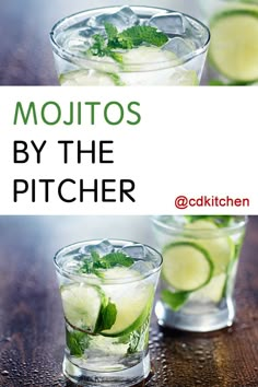 mojitos by the pitcher