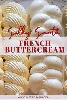 Learn how to make thick, rich & silky-smooth French buttercream at home!🧁 I'm guiding you through with step-by-step instructions and troubleshooting tips! French Buttercream, Cake Filling Recipes, Frosting Recipes Easy, Cake Frosting Recipe, Buttercream Frosting Recipe, Buttercream Cakes, Buttercream Recipe, Cake Fillings, Cupcake Frosting