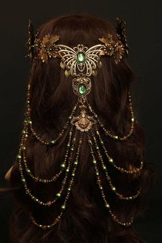 Loki And Thor, Head Jewelry, Magical Jewelry, Fantasy Gowns, Head Piece, Ball Gowns Prom, Fantasy Dress, Fantasy Jewelry, Tiaras And Crowns