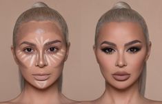 Contour Map Makeup, Daytime Glam Makeup, Contouring For Beginners, Maquillage Yeux Cut Crease, Face Contouring Makeup, Smokey Eye Easy, Maquillage On Fleek, Drag Make-up