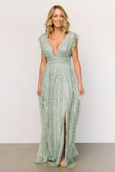 Arlene Shimmer Gown | Sage Boohoo Wedding, Plus Size Wedding Guest Dresses, Formal Wedding Guests, Summer Wedding Guests, Sequin Maxi, Sequin Maxi Dress, Wedding Guest Dresses, Mothers Dresses, Wedding Guest Dress Summer