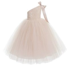 The elegant bodice feature is made of sparkling sequins and tutu tulle at the bottom. The skirt has 6 layers, top 3 layers are made of elegant tulle. 4th is layer of soft satin, 5th layer is a netting attached to the 6th layer for additional fullness, the 6th layer is a satin lining to bring comfort to your little girl while wearing the dress. Size: size 4.  Color: Pink.  Gender: female.  Age Group: toddler. Tutu Flower Girl Dress, Pageant Gown, Princess Flower Girl Dresses, Flower Girl Dresses Tutu, Girls Casual Dresses, Christening Dress, Wedding Dresses Corset, Flower Girl Tutu, Pageant Gowns