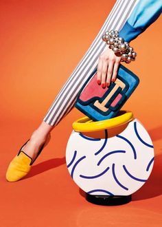 Vibrant 80s-Inspired Editorials : SZ Magazine Issue 08 Faye Toogood, Memphis Milano, Memphis Pattern, Prop Styling, Fashion Shoot, Still Life Photography, Art Direction, Editorial Fashion