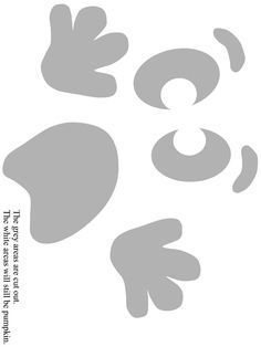 the silhouettes of different shapes and sizes are shown in grey on a white background