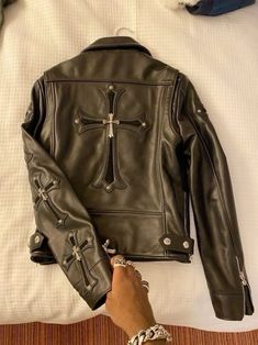 Chrome Hearts Leather, Soft Goth, Mode Zara, Fashion Moodboard, Concept Clothing, Design Clothing, Guys Clothing Styles, Chrome Hearts, Fashion Items