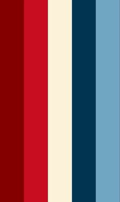 the colors of red, white and blue are shown in this color palette for an upcoming project