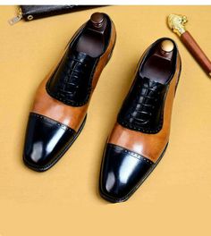 Tan Dress Shoes, Black And Tan Dress, Gents Shoes, Quality Leather Boots, Fashion Formal, Brogues Men, Leather Formal Shoes, Suede Leather Shoes, High Ankle Boots