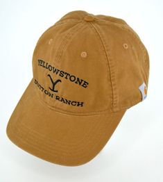 Carhartt Carhartt Officially Licensed Cotton Canvas Cap Yellowstone Dutton Ranch Hat Embroidered Professionally Embroidered with Industrial machine. 100% cotton washed canvasMade In: USA Brown Cotton Trucker Hat With Embroidered Logo, Country Style Cotton Cap Hat, Country Style Cotton Hat With Curved Brim, Ranch Hat, Yellowstone Dutton Ranch, Dutton Ranch, Canvas Hat, Delta Blues, Industrial Machine