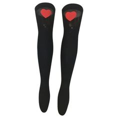 Valentine's Day Heart Long Tights - Gift for Your Lover Material: -likeYNMT  Color: as the picture shows, (Due to the difference between different monitors, the picture may have slight color difference. please make sure you do not mind before ordering, Thank you!) Package weight: 50g Package size: 18x15x1cm,(Please allow 1-3mm error due to manual measurement. please make sure you do not mind before ordering.) High Stocks Suspenders for Women Knitted Christmas Stockings Hanging Hand Thigh High Ga Thigh High Garter, Stocking Socks, Thigh High Sock, Cycling Tights, Suspenders For Women, Biking Outfit, Hanging Stockings, Running Socks, Thigh High Socks