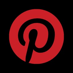 the logo for pinter's pizza, which is red and black with an image of