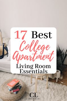 the best college apartment living room essentials