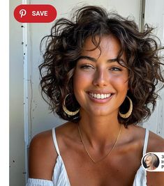 2025 Hairstyles, Short Curly Cuts, Curly Cut, Initial Logo, Short Layered Haircuts, Short Curly Hair, Curly Girl, Layered Haircuts, Pretty Hairstyles