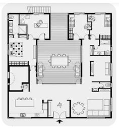 the floor plan for a house with two levels