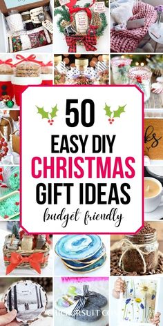 50 easy diy christmas gift ideas that are perfect for the holiday season and beyond