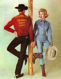 Western Clothing, Western Aesthetic, Vintage Wrangler, Cow Boy, Wrangler Jeans, 60s Fashion