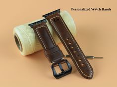 Explore our collection of genuine leather Apple Watch bands, designed to elevate your style and provide exceptional comfort. Our iWatch bands are crafted with precision to ensure a perfect fit for various sizes, including 42mm, 45mm, 49mm, 44mm, and 38mm models. Whether you're looking for a classic leather strap or something more innovative, we have options to suit your preferences. With our Apple Watch wrist straps, you can seamlessly integrate style and functionality into your everyday life. Experience the ultimate in luxury and sophistication with our ultra-soft leather bands, designed to enhance your Apple Watch experience. This Italian oil-waxed leather watch band is a masterpiece of craftsmanship and sophistication. Meticulously crafted with precision, the oil-waxed finish not only e Apple Watch Wrist, Apple Watch Bracelets, Leather Apple Watch Band, Bracelet Apple Watch, Apple Watch Ultra, Apple Watch Bands Leather, Watch Ultra, Leather Watch Bands, Apple Watch Strap