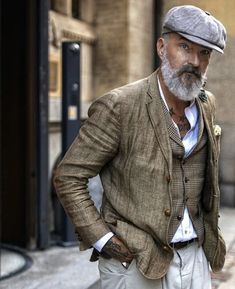 Man Fashion Style, Men With Grey Hair, Herren Style, Hipster Mens Fashion, Man Fashion, Mens Winter Fashion