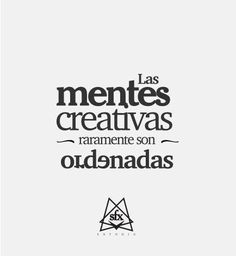 an advertisement with the words las mentes creatives