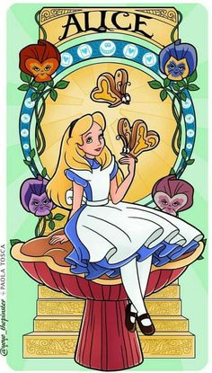 an image of alice in wonderland