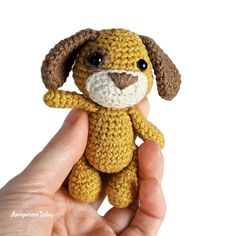 Free Puppy Keychain Amigurumi Pattern Crocheted Puppy Patterns Free, Crochet Animal Ornaments, Crochet Baby Cardigan Free Pattern, Amigurumi Puppy, Worry Pet, Keychain Crochet Pattern, Crochet Keychains, Amigurumi Today, Free Puppies