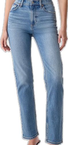 Gap Light Wash Straight Leg Jeans, Classic Mid-rise Jeans By Gap, Gap Mid-rise Light Wash Jeans, Gap High-rise Relaxed Fit Jeans, Pre-washed Rigid Denim Straight Leg Jeans, 90s Fits, Jeans Look, Light Wash Denim, Pocket Jeans