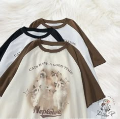 1. Dear friend, thank you for buying gifts in our store. Remember to provide your full name, detailed address, zip code, phone number., So that they can receive your package successfully. 2. Our clothing size is smaller in Asia than in the US and EU, for example:US/EU size L = Asian size XXL. please measure the size according to the clothes they usually wear (not your body), check your size with below size chart before buying. 3. Note: allow a difference of 0.5-1 inches due to manual measurement. (1 inch = 2.54 cm) The color of the actual item deviates slightly from the above images due to the different computer screen, thanks for your understanding. It is recommended to use stretchy, comfortable jersey fabrics. T-shirt fabric will work the best.  Enjoy the pattern! Fruit Clothing, Kawaii Shorts, Korean Streetwear, Cartoon Outfits, Cat Graphic, Russian Fashion, Kawaii Clothes, Cat Pattern, Summer Tops