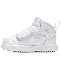 Best gifts for newborns/babies! (AJ1/SNKR) Nike Jordan 1 Mid, Gifts For Newborns, Air Jordan 1 Mid, Jordan 1 Mid, Newborn Baby Gifts, Toddler Shoes, Wedge Sneaker, Air Jordan 1, Nike Jordan