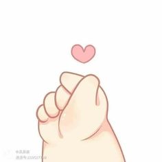 a hand reaching for a pink heart with its fingers in the shape of a fist