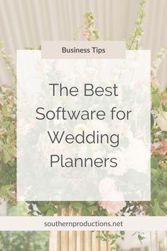 the best software for wedding planners