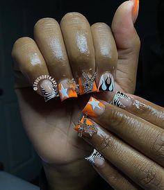 Short Duck Nails, Makeup Nails Designs, Duck Nails, Cute Acrylic Nail Designs