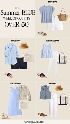 2024 Coastal Summer Capsule Wardrobe for Women Over 50, Coastal Summer Outfit Ideas Coastal Mom Outfits, Cozumel Outfits, Coastal Wardrobe, How To Wear Thigh High Boots, Weekend Getaway Outfits, Reinventing Yourself, 50th Clothes, Coastal Summer