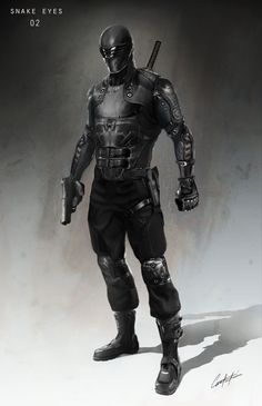 Concept Art World, Snake Eyes, G I Joe, Concept Artist, Superhero Design