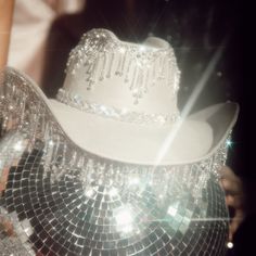 One of our most popular styles "Dancing Queen" is sure to be a standout. She's our classic cowgirl style hat with a "Braid" band, "Princess" brim and "Princess" crown. She can be made with either Gold or Silver embellishments and also comes in 3 colors: Black, Ivory and Pink. Vestidos Country, Woo Girl, Backwoods Barbie, Classic Cowgirl, The Last Ride, Cowgirl Bachelorette Parties, Western Glam, Glam Aesthetic, Cowboy Aesthetic