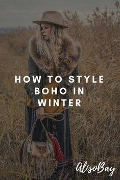 Boho Style Outfits Winter, Winter Hippie, Boho Life