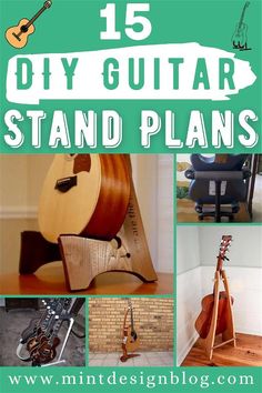 the 15 diy guitar stand plans are great for beginners to make their own guitars