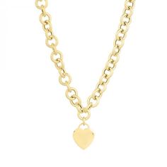 14kt Gold Rolo link chain necklace with heart tag ❤ 14kt yellow gold ❤ Heart tag dimenstion: 23.2 x 19.1mm ❤ Link Size: 11.4mm ❤ Lock: large lobster lock ❤ Length : 18" ❤ Gold weight: 20 grams ❤The necklace has a matching bracelet Yellow Gold Chain Necklace For Valentine's Day, Valentine's Day Yellow Gold Chain Necklace, 14k Gold Heart Chain Necklace, Yellow Gold Chain Necklace With Heart Charm For Anniversary, Anniversary Yellow Gold Chain Necklace With Heart Charm, Heart Pendant Cable Chain Necklace For Valentine's Day, Everyday Yellow Gold Chain Necklace With Heart Charm, Heart-shaped Yellow Gold Chain Necklace With Cable Chain, Yellow Gold Heart Pendant Chain Necklace With Charm