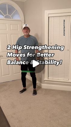 Mitch | 71 y/o Senior Fitness Trainer on Instagram: "Comment “TRIAL” for your free 7-day trial of my new exercise app!  Are you looking to improve your stability, balance and overall lower body strength?   Keeping your hips strong is vital, especially for older adults, as it helps maintain mobility, reduces the risk of falls and enhances your quality of life.  Try these 2 hip-strengthening exercises:  1️⃣ Banded Lateral Walk: 3 sets of 10 steps in both directions.  Benefit: This exercise engages your glutes, hip abductors, and thighs, helping improve lateral stability and strength.  2️⃣ Banded Monster Walk: 3 sets of 10 steps both forward & backwards.  Benefit: Strengthens the glutes, quads and hip flexors while improving coordination and dynamic balance.  Strong hips help with everyday ac Strong Hips, Hip Abductors, Hip Strengthening, Lower Body Strength, Hip Flexors, Morning Routines, Body Strength, Strengthening Exercises