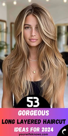 53 Trendy Long Layered Haircuts for 2024 Rounded Long Layers With Face Framing Pieces, Long Thick Layered Haircuts, Face Framing Layers Long Hair Straight Brunette, Long Hair Cuts With Layers Wavy, 2024 Long Hair Cuts For Women, Long Hair Cuts 2024 Trends, Easy Hairstyles For Long Hair With Bangs, Long Hair Trends 2024 Haircuts Women, Layered Haircuts For Long Hair With Bangs