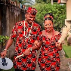 Isiagu Styles For Ladies, Isiagu Styles, Isi Agu, Nigerian Traditional Dresses, Couples African Outfits, Igbo Wedding, Nigerian Men Fashion