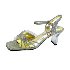 Floral Anuja Women's Extra Wide Width Ankle Strap Sandals. These Dressy Shoes Feature A 2" Lucite Mid-Heel That Goes Great With Dresses At Any Length. This Ladies' Sandal Is Perfectly Elegant And Comfortable And Its Outsole Is Made With Rubber Materials To Give Your Feet The Support They Need At Any Special Occasion Or Planned Events. Find A Large Selection Of Wide Width Styles At Our Official Website Fazpaz. Com & Receive An Instant $20 Gift Credit, Free Shipping & Exchanges & 1-Year Returns. Festive Round Toe Heels For Party, Festive Round Toe Party Sandals, Gold Sandals For Formal Festive Occasions, Gold Sandals For Party And Festive Occasions, Festive Party Sandals With Round Toe, Gold Formal Sandals For Festive Occasions, Formal Open Toe Heels For Festive Occasions, Formal Festive Open Toe Heels, Festive Open Toe Party Sandals