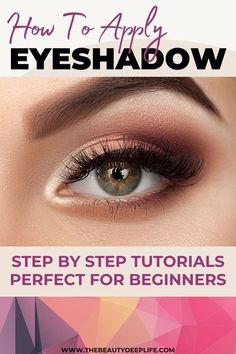 Makeup Eye Looks Step By Step, How To Apply Eye Liner For Beginners Step By Step, Ball Makeup Brown Eyes, How To Do A Smokey Eye, Simple Smokey Eye Tutorial, Gradient Eyeshadow, Different Eye Shapes, Smokey Eye Makeup Steps