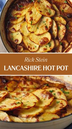 Rick Stein Lancashire Hot Pot Lancashire Hot Pot Recipe, Lancashire Hotpot Beef, Pan Haggerty Recipe, Classic English Recipes, British Recipes Dinner, Hot Pot Recipes, Irish Dinner Recipes, Onion Dishes, Lancashire Hotpot