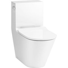 a white toilet bowl with the lid up