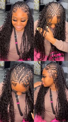 Flipped Over Fulani Braids, Flip Over Cornrows, Fulani Braids Hairstyles Flip Over, Flip Over Braids For Black Women, Flip Braids For Black Women, Fulani Flipover Braids, Fulani Braids Hairstyles Designs Boho, Flip Fulani Braids Hairstyles, Flip Tribals With Knotless Braids