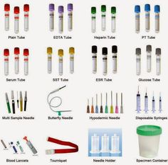 an image of different types of tubes and tubes for medical use in the laboratory or school