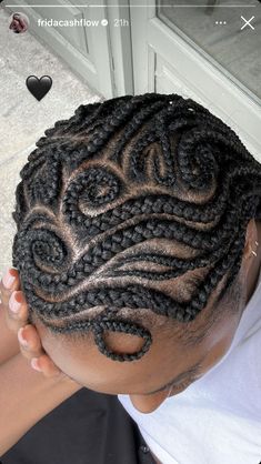 Finger Wave Braids, Braids No Extensions Natural, Creative Braids For Black Women, Raindrop Braids, Best Cornrow Hairstyles, Freestyle Cornrows, 9 Ether, Freestyle Braids, Braids Designs