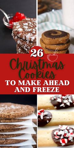 christmas cookies to make ahead and freeze