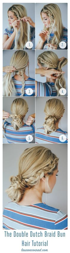 easy hairstyles for long hair: Festival Hair Tutorial, Sanggul Modern, Lilla Rose, Hair Bun Tutorial, Braided Bun Hairstyles, Fishtail Braid, Hair Help, Braided Bun, Easy Braids