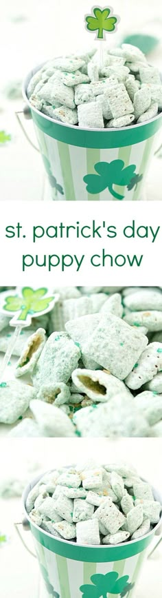 st patrick's day puppy chow recipe