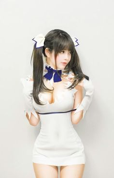 Hestia Anime, Asian Cosplay, Amazing Cosplay, Cute Cosplay, Korean Model, Best Cosplay, Gothic Lolita, Beauty And Fashion, Gamer Girl